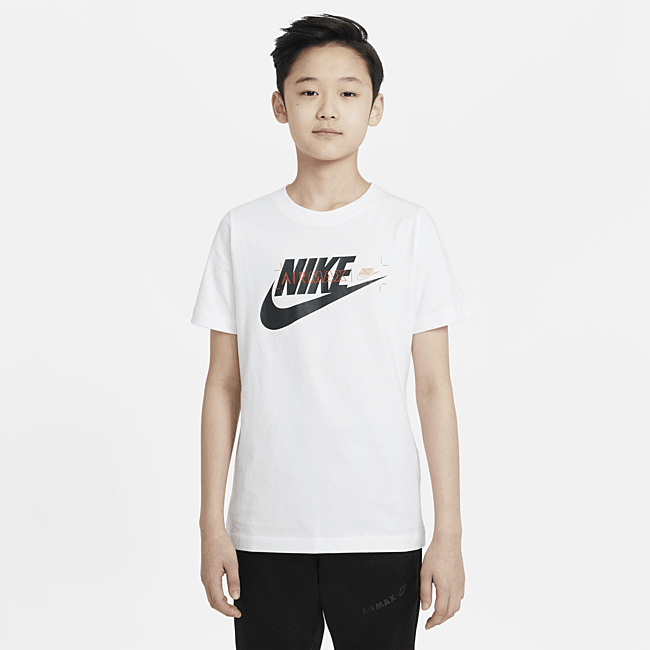 фото Футболка для мальчиков школьного возраста nike sportswear air max - белый