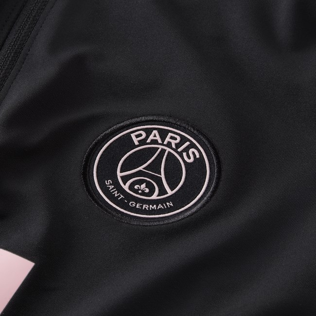 Męska treningowa koszulka piłkarska Nike Dri-FIT Paris Saint-Germain Strike (wersja wyjazdowa) - Czerń