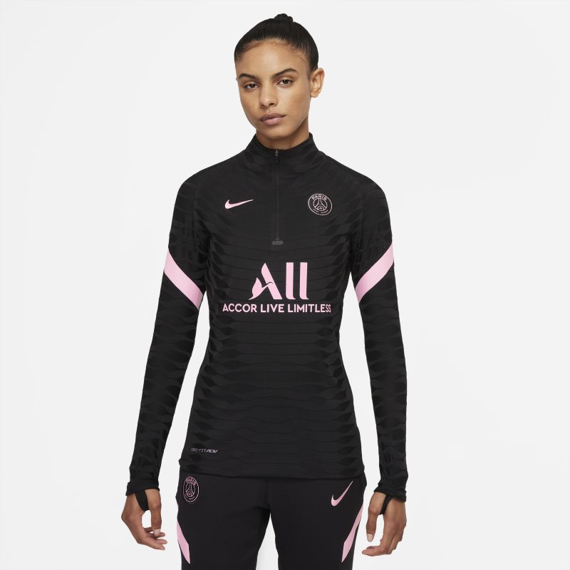 Segunda equipación Strike Elite París Saint-Germain Camiseta de entrenamiento de fútbol Nike Dri-FIT ADV - Mujer - Negro