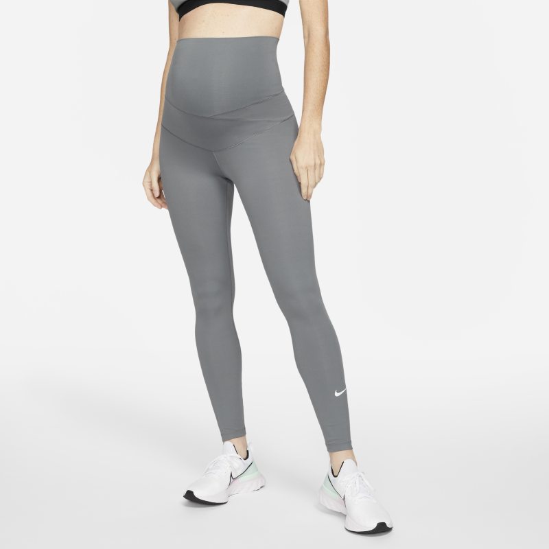 Ciążowe legginsy damskie Nike One (M) - Szary
