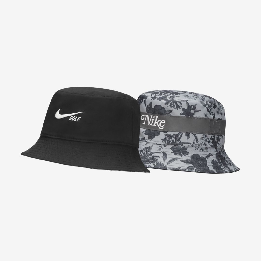 Nike Dri-fit Reversible Golf Bucket Hat In Black,summit White | ModeSens