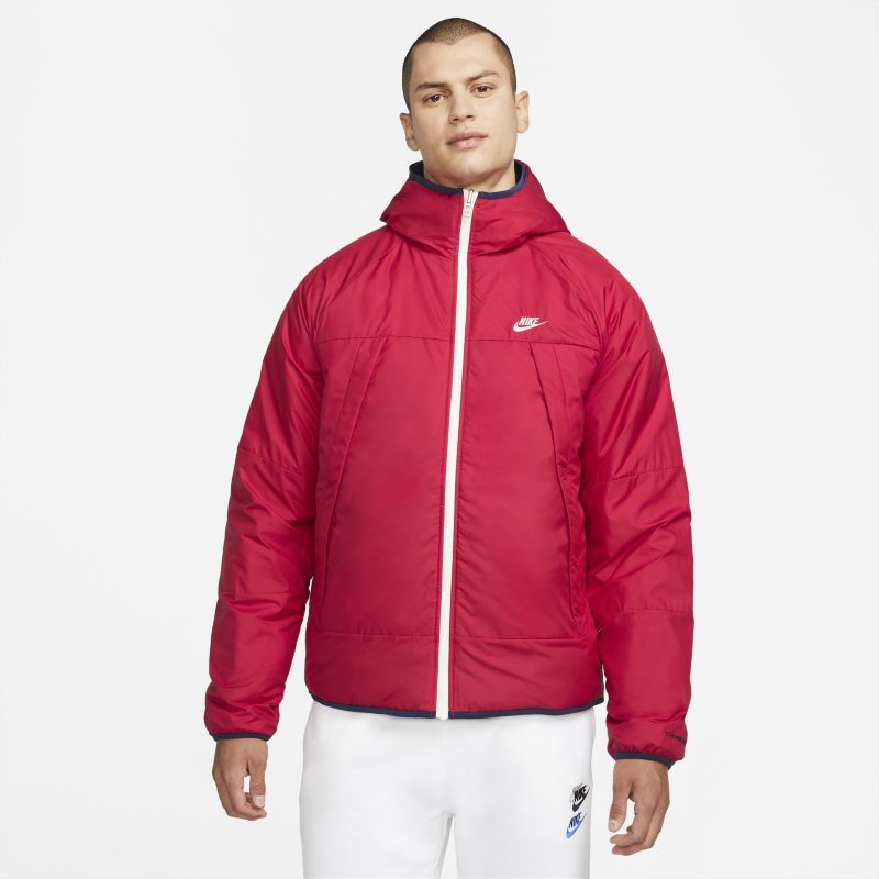 Nike Sportswear Therma-FIT Legacy Chaqueta con capucha reversible - Hombre - Rojo