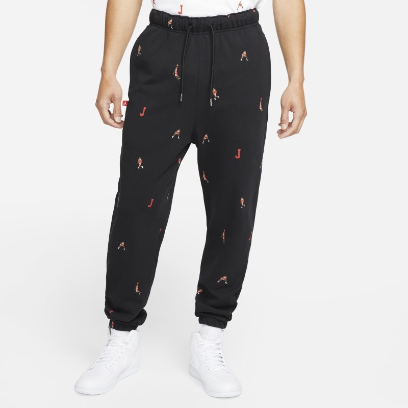 Jordan Essentials Pantalón de tejido Fleece estampado - Hombre - Negro