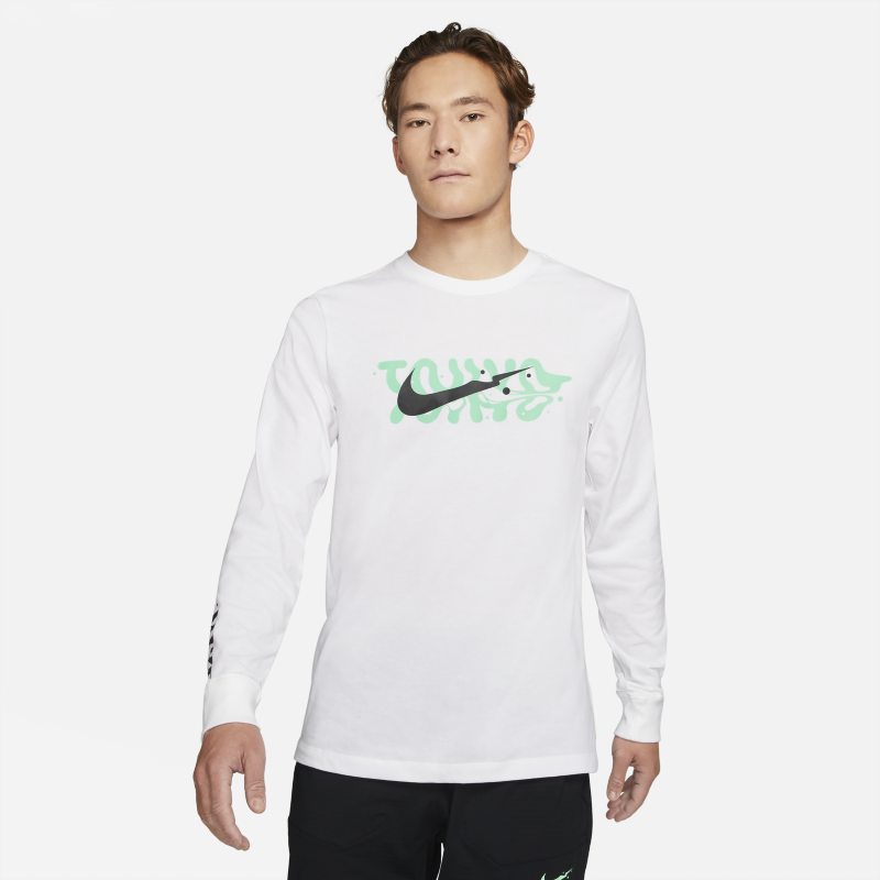 Nike Dri-FIT Tokyo Camiseta de running de manga larga - Blanco