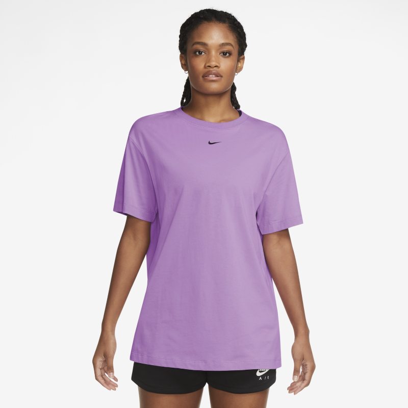 Nike Sportswear Essential Camiseta de manga corta oversize - Mujer - Morado
