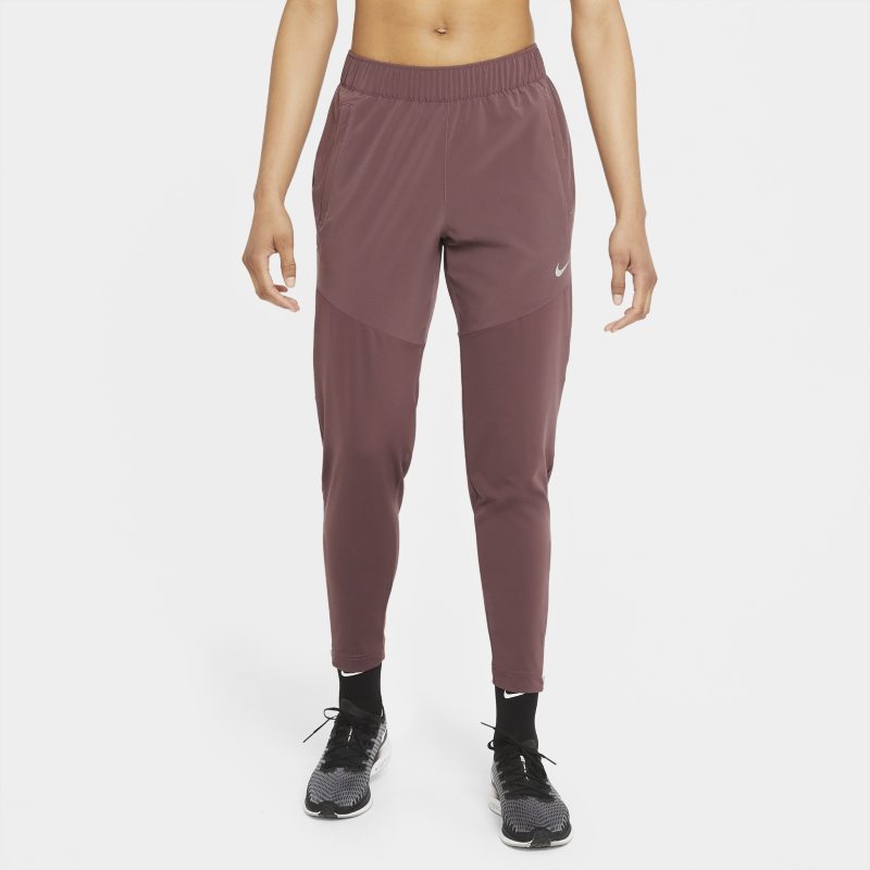 Damskie spodnie do biegania Nike Dri-FIT Essential - Czerwony