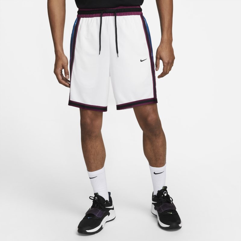 Basketshorts Nike Dri-FIT DNA+ för män - Vit