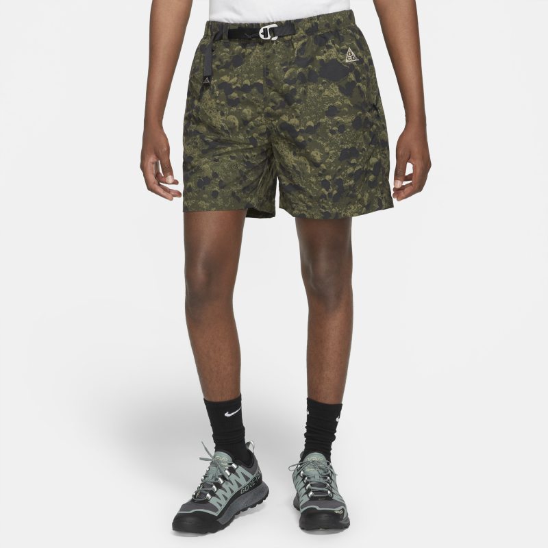 Nike ACG Pantalón corto de trail con estampado por toda la prenda - Hombre - Verde