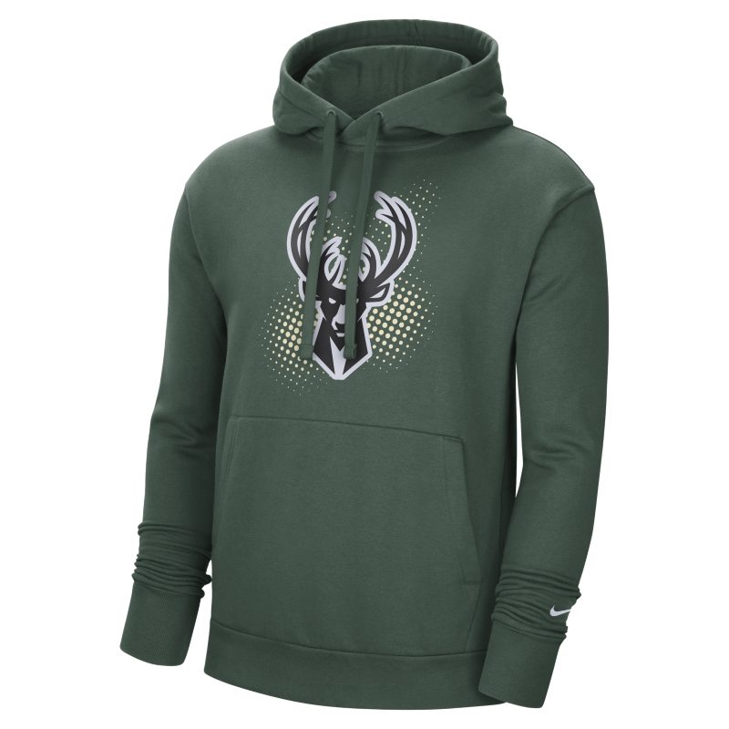 Milwaukee Bucks Sudadera con capucha de tejido Fleece Nike de la NBA - Hombre - Verde