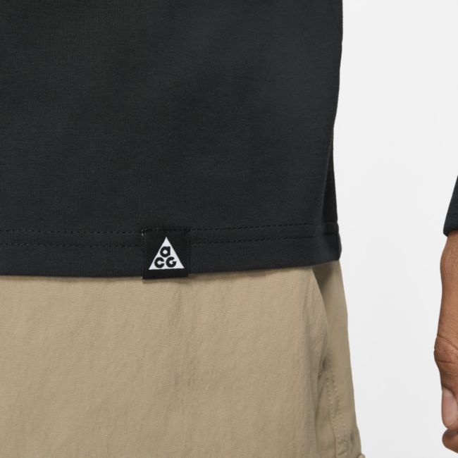 Męski T-shirt z długim rękawem Nike ACG "Volcano" - Czerń