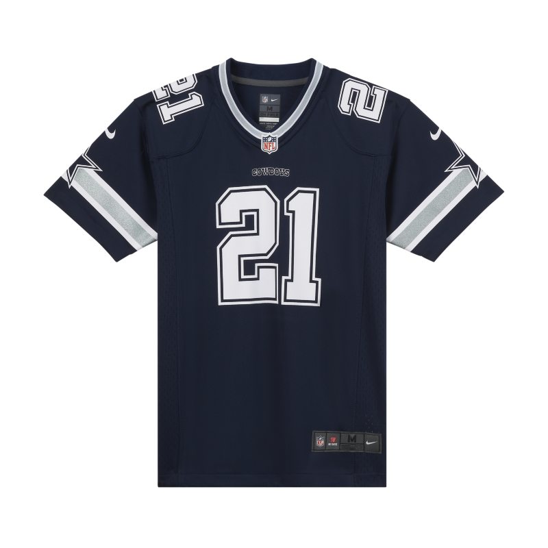 NFL Dallas Cowboys (Ezekiel Elliott) Camiseta de fútbol americano del partido - Niño/a - Azul