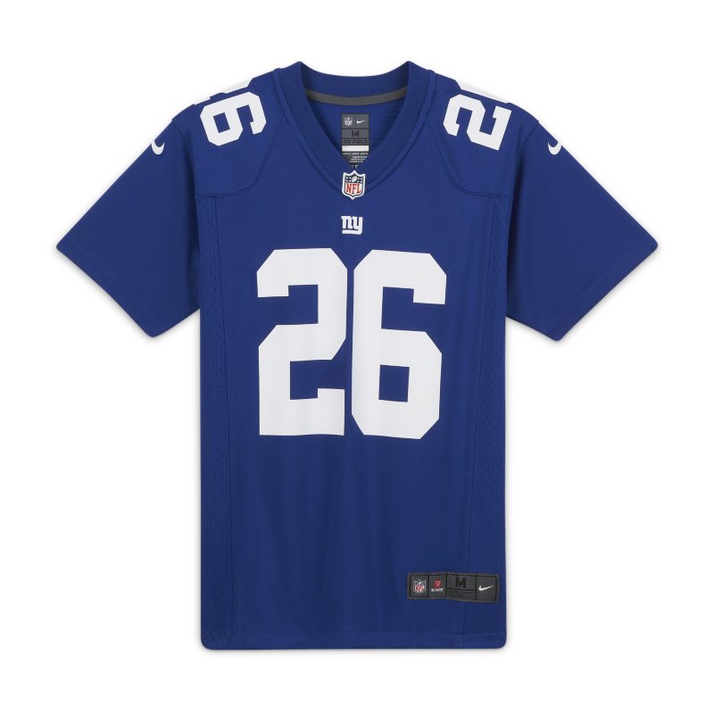 NFL New York Giants (Saquon Barkley) Camiseta de fútbol americano del partido - Niño/a - Azul