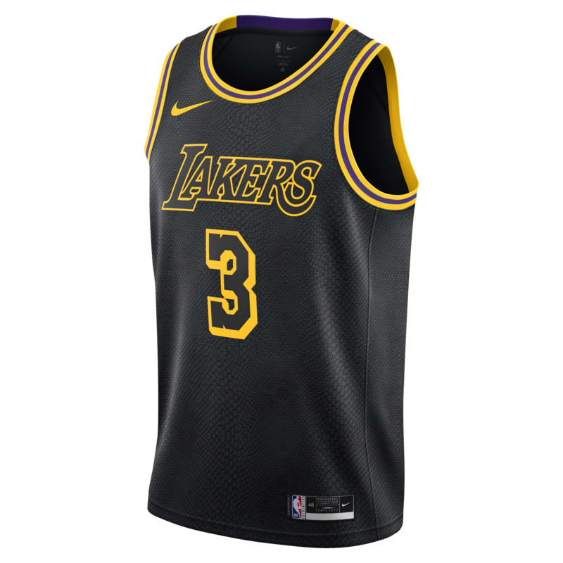 Anthony Davis Lakers Nike NBA Swingman Jersey - Svart