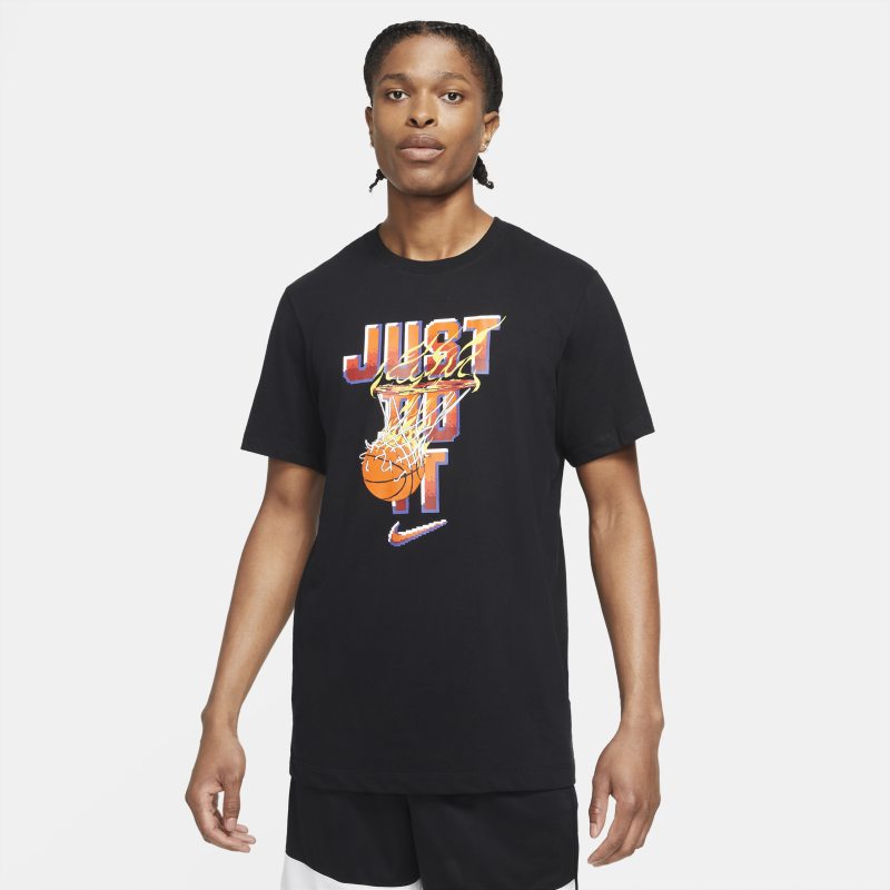 Nike Dri-FIT "Just Do It" Camiseta de baloncesto - Hombre - Negro