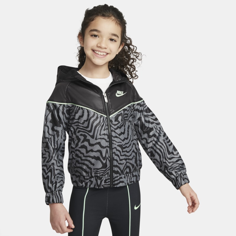 Nike Sportswear Windrunner Chaqueta con cremallera completa - Niño/a pequeño/a - Negro