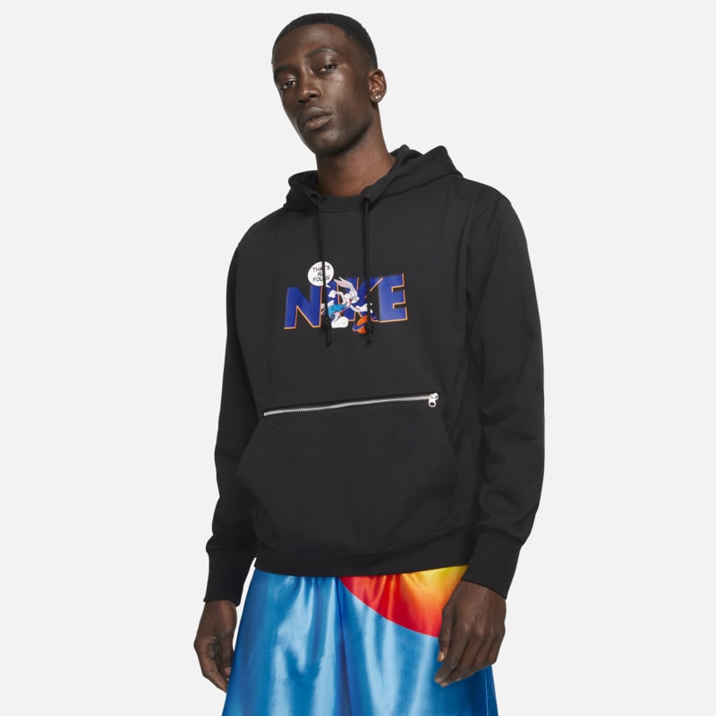 Nike Dri-FIT Standard Issue x Space Jam: A New Legacy Sudadera con capucha de baloncesto - Hombre - Negro