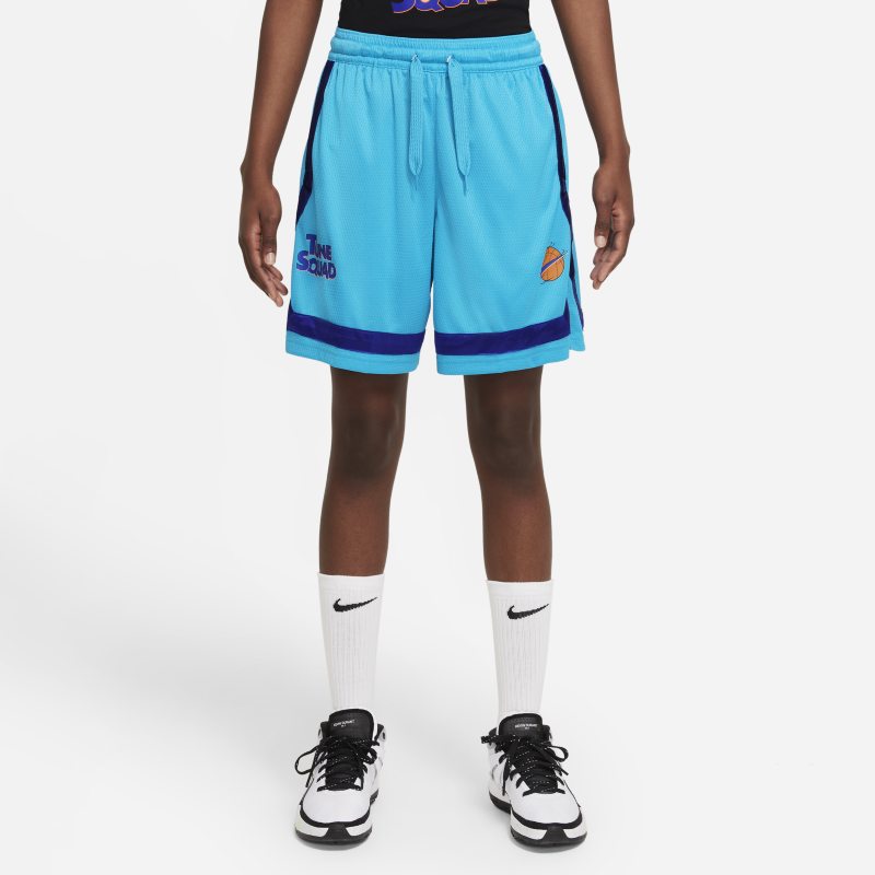 Basketshorts Nike Fly x Space Jam: A New Legacy Crossover för kvinnor - Blå