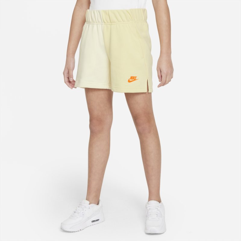 Nike Sportswear Pantalón corto de tejido French terry - Niña - Blanco