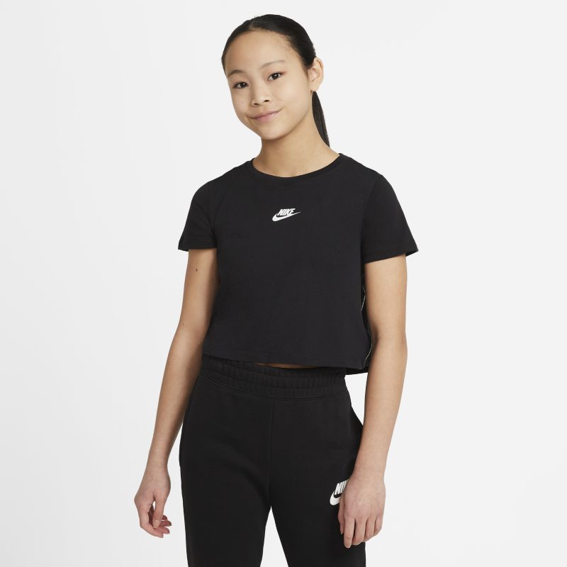 Nike Sportswear Kort T-shirt voor meisjes - Zwart