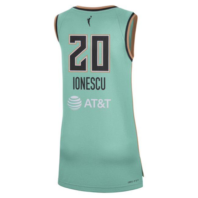 Koszulka Sabrina Ionescu Liberty Rebel Edition Nike Dri-FIT WNBA Victory - Zieleń