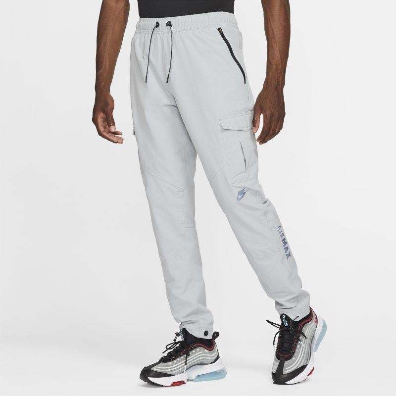 Nike Air Max Pantalón con bolsillos de tejido Woven - Hombre - Gris