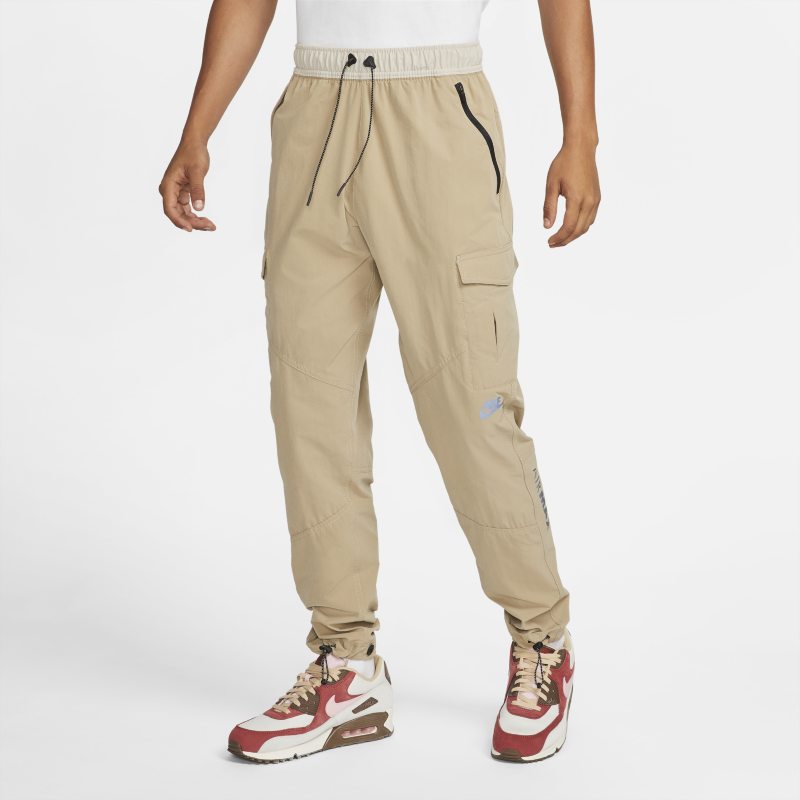 Nike Air Max Pantalón con bolsillos de tejido Woven - Hombre - Marrón