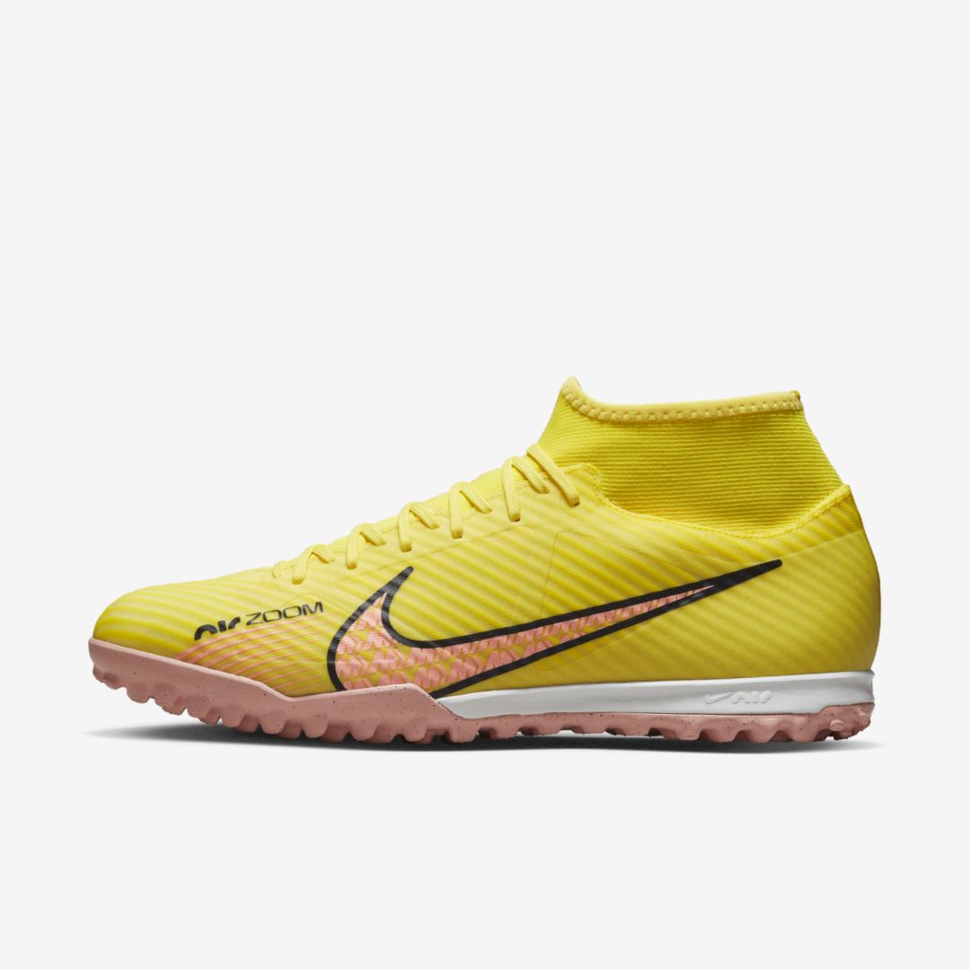 Nike Zoom Mercurial Superfly 9 Academy Tf Turf Soccer Shoes In Yellow ...