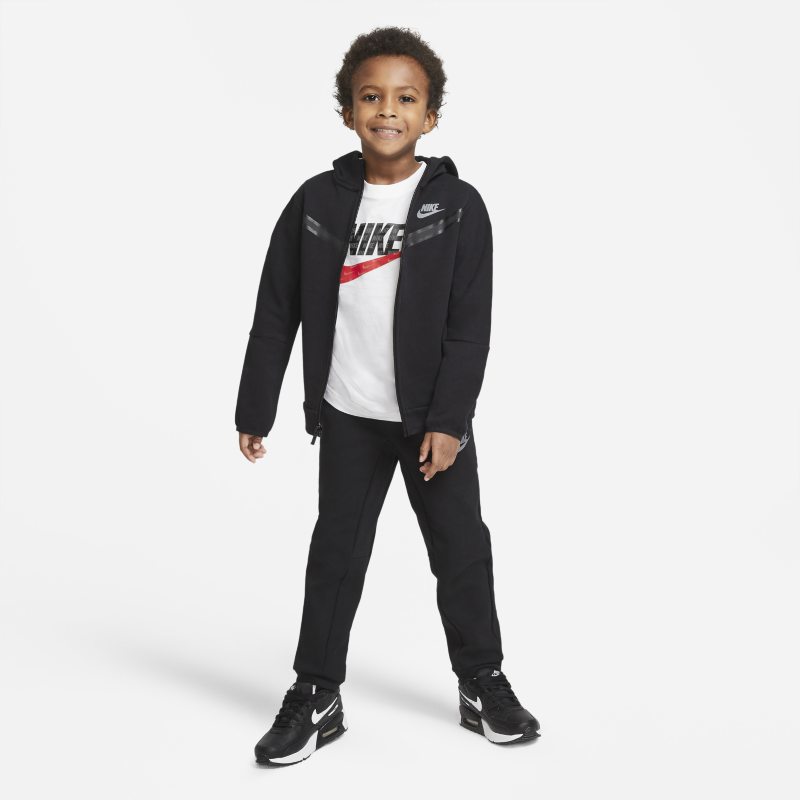 Nike Sportswear Tech Fleece Conjunto de sudadera con capucha y pantalón - Niño/a pequeño/a - Negro