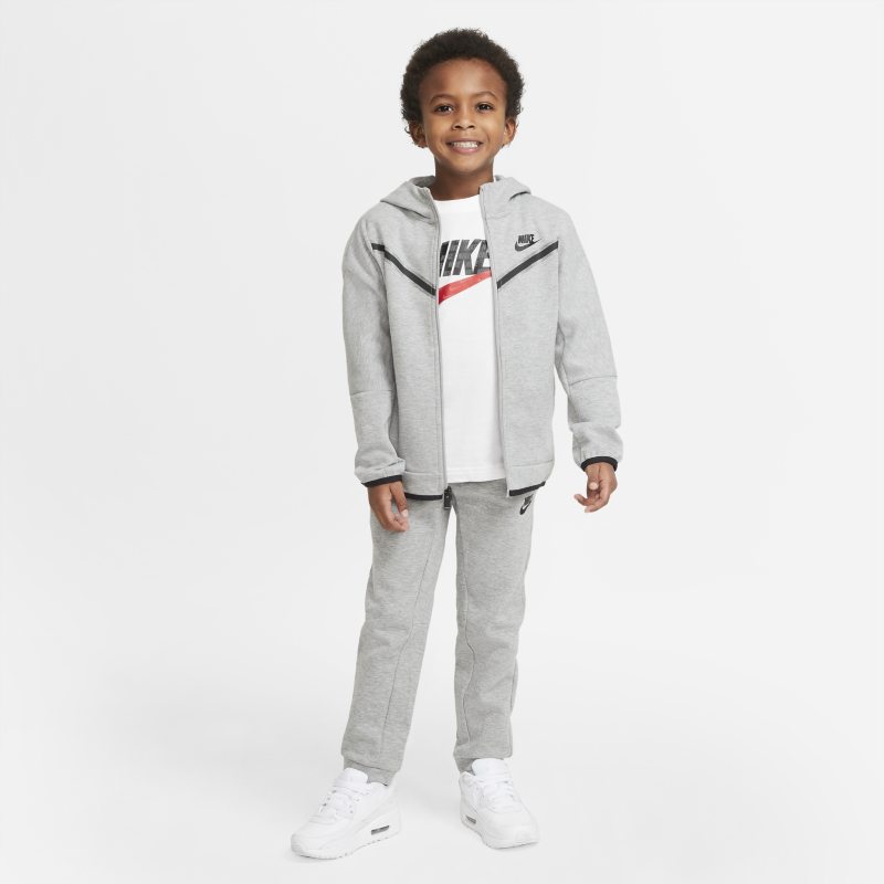 Nike Sportswear Tech Fleece Conjunto de sudadera con capucha y pantalón - Niño/a pequeño/a - Gris