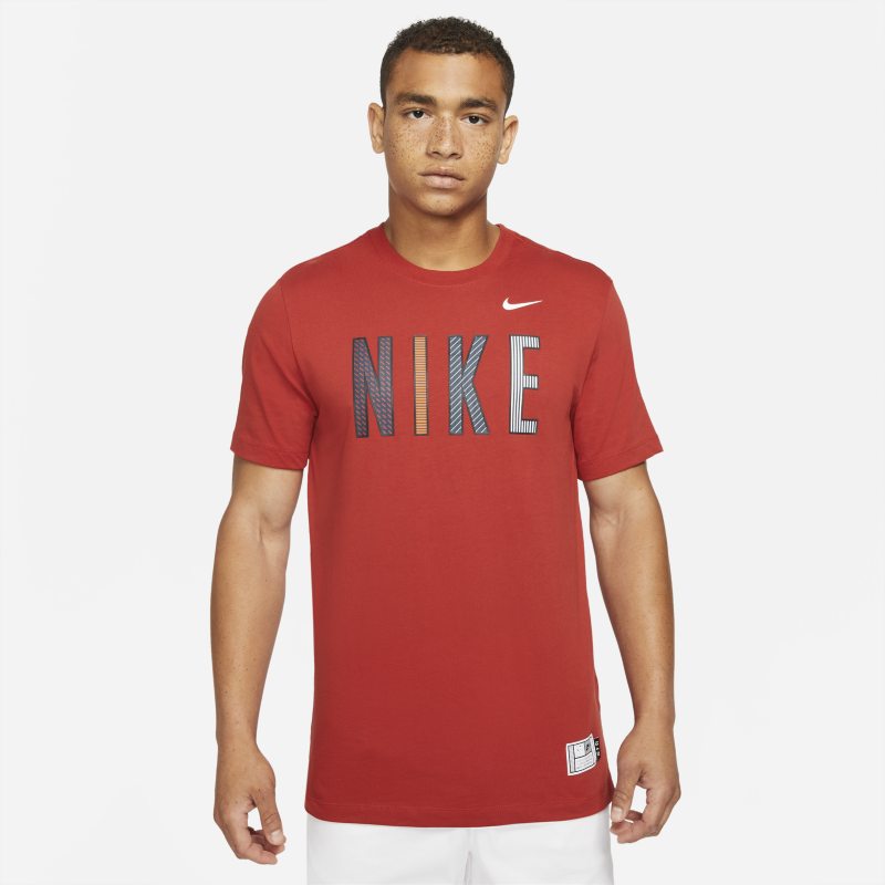 Serena Design Crew Camiseta de tenis con estampado - Rojo