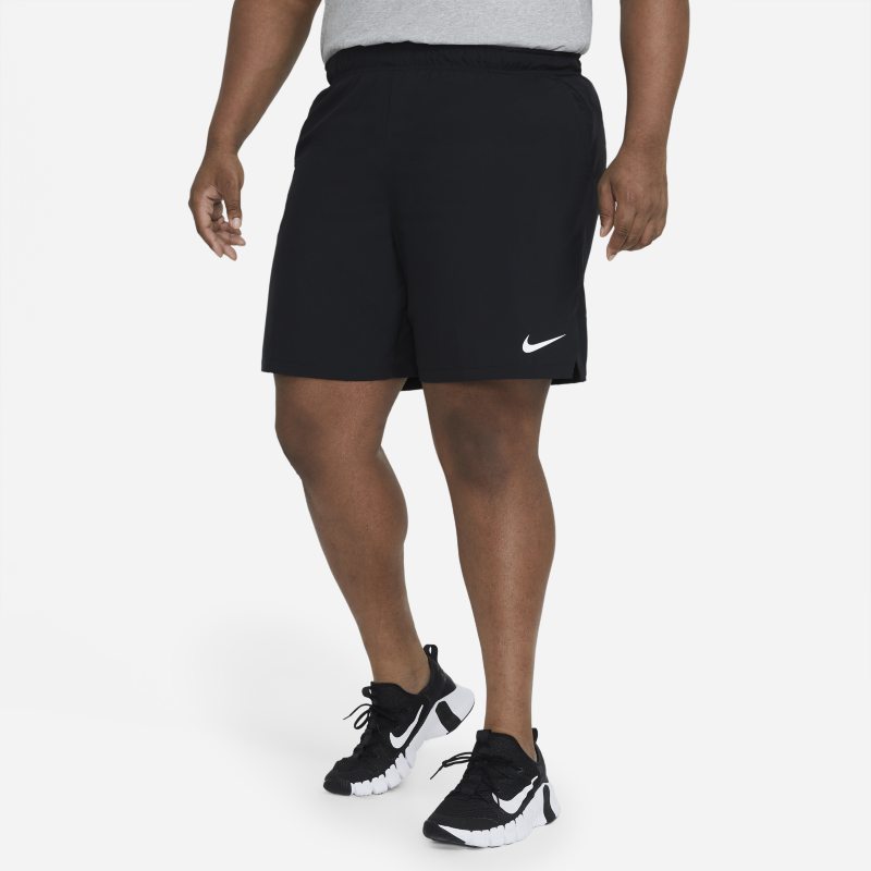 Nike Dri-FIT Pantalón corto de tejido Woven de entrenamiento (talla para personas altas y grandes) - Hombre - Negro