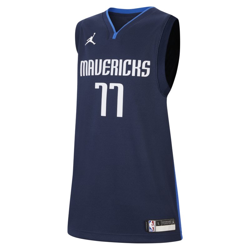 Dallas Mavericks Statement Edition Camiseta Jordan NBA Swingman - Niño/a - Azul