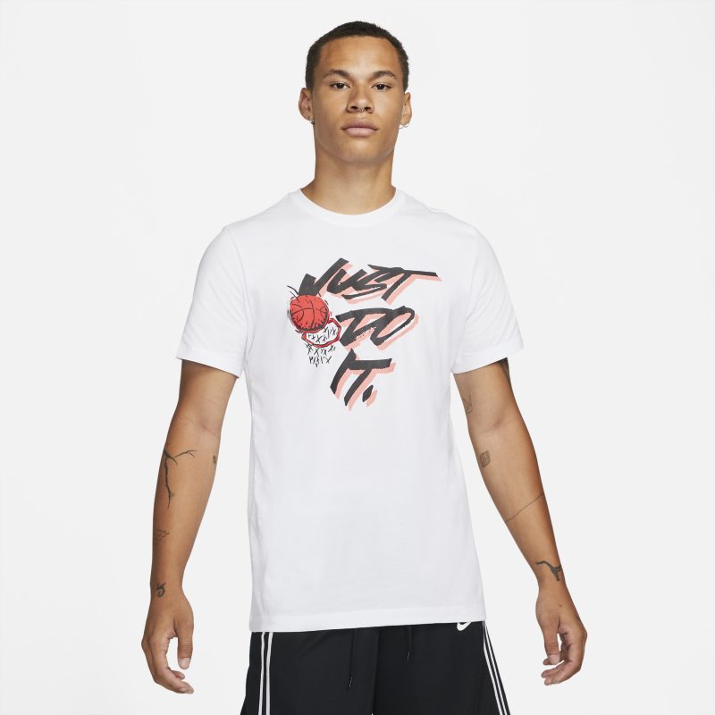 Nike "Just Do It" Camiseta de baloncesto - Hombre - Blanco