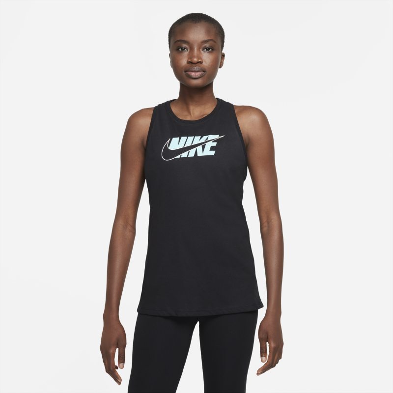 Nike Dri-FIT Icon Clash Camiseta de tirantes de entrenamiento con estampado - Mujer - Negro