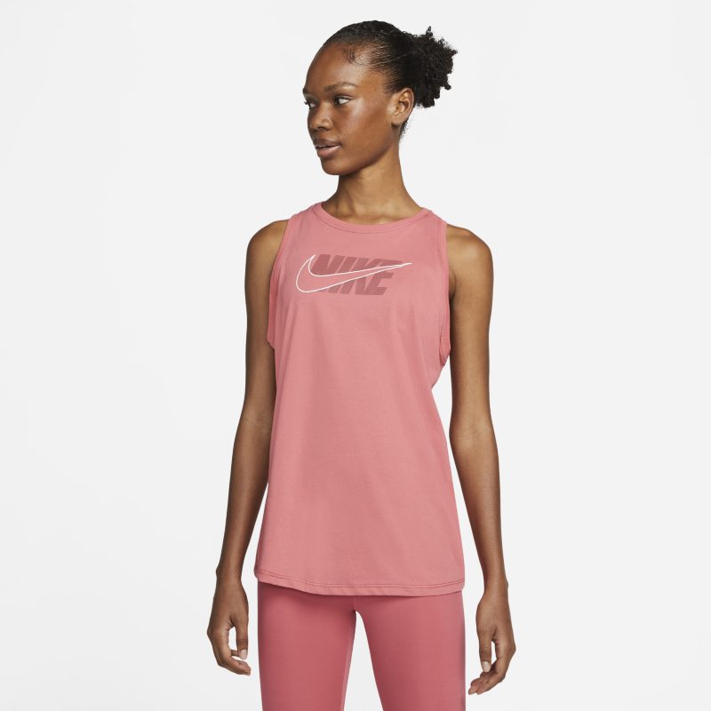 Nike Dri-FIT Icon Clash Camiseta de tirantes de entrenamiento con estampado - Mujer - Rosa