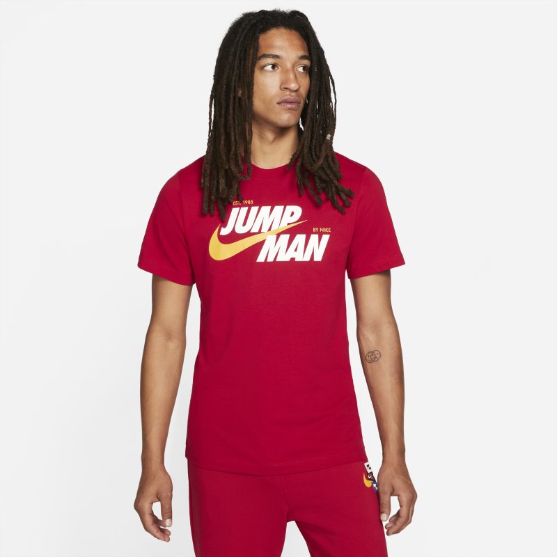 Jordan Jumpman Camiseta de manga corta con estampado - Hombre - Rojo Nike