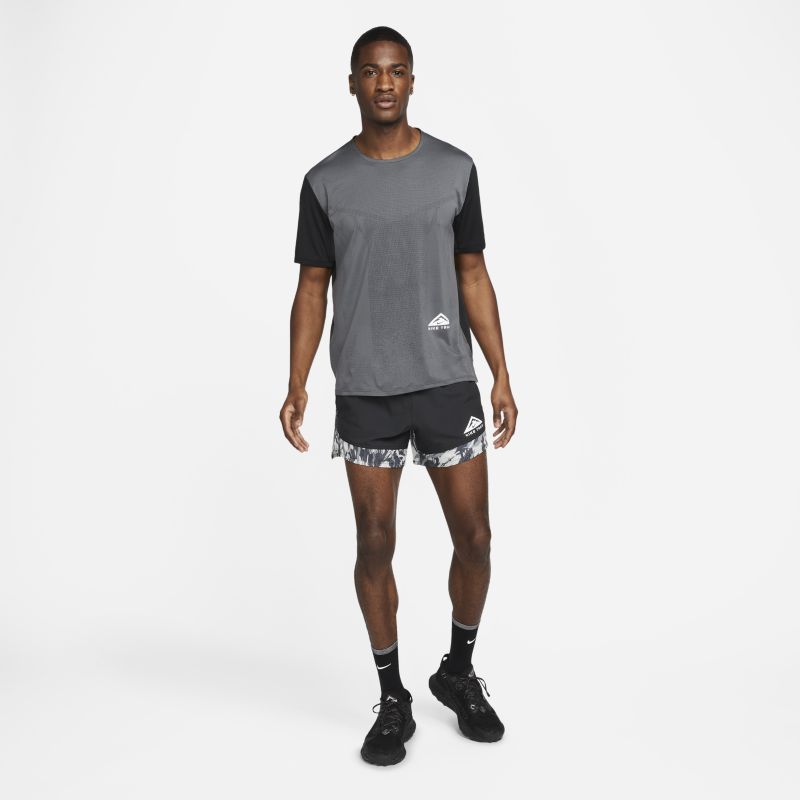 Nike Dri-FIT Flex Stride, Negro/Gris humo oscuro/Blanco, hi-res