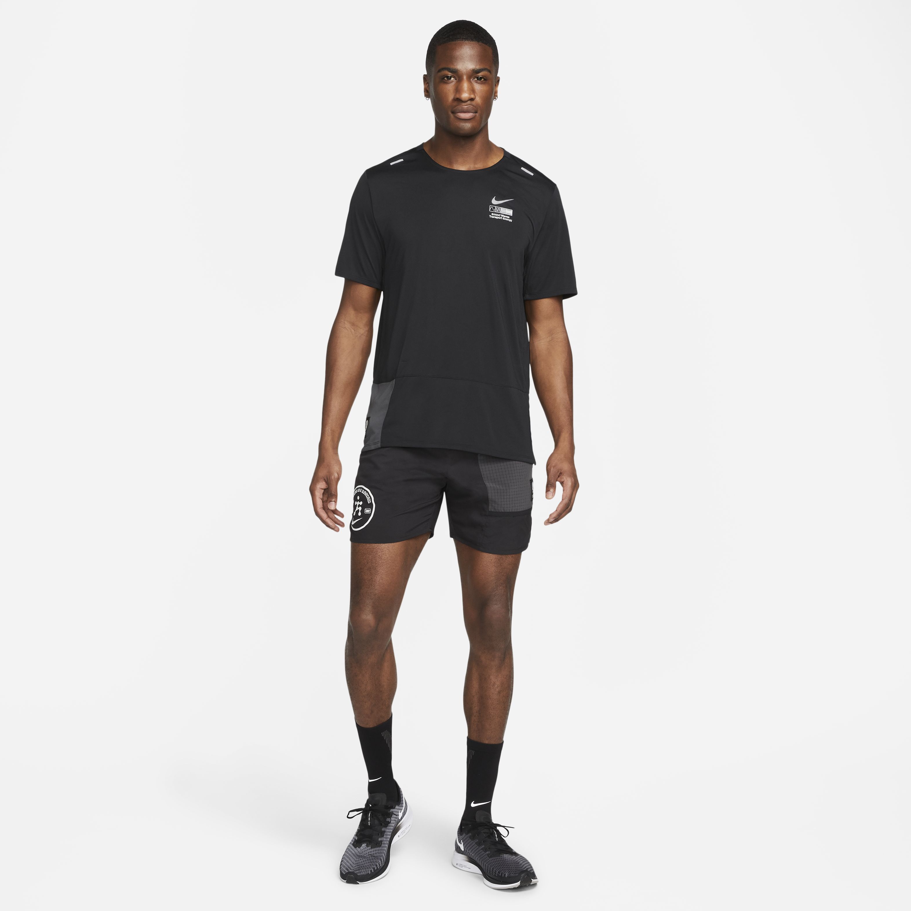 Nike Dri-FIT Wild Run Rise 365, Negro/Antracita, hi-res