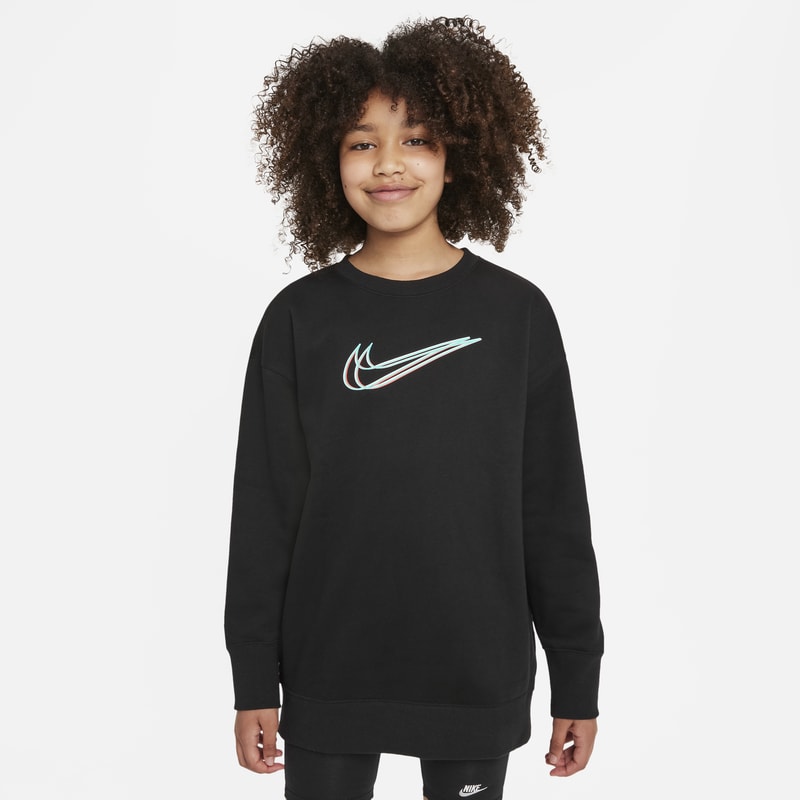 Nike Sportswear Sudadera de chándal para baile - Niña - Negro