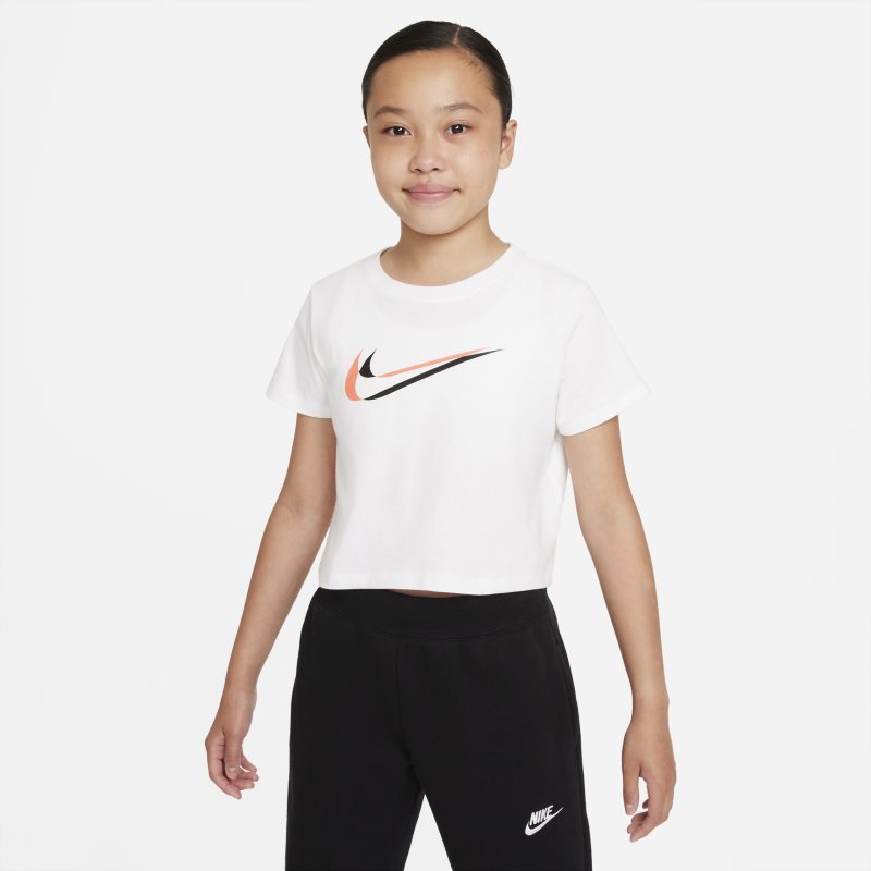 Nike Sportswear Camiseta corta para baile - Niña - Blanco