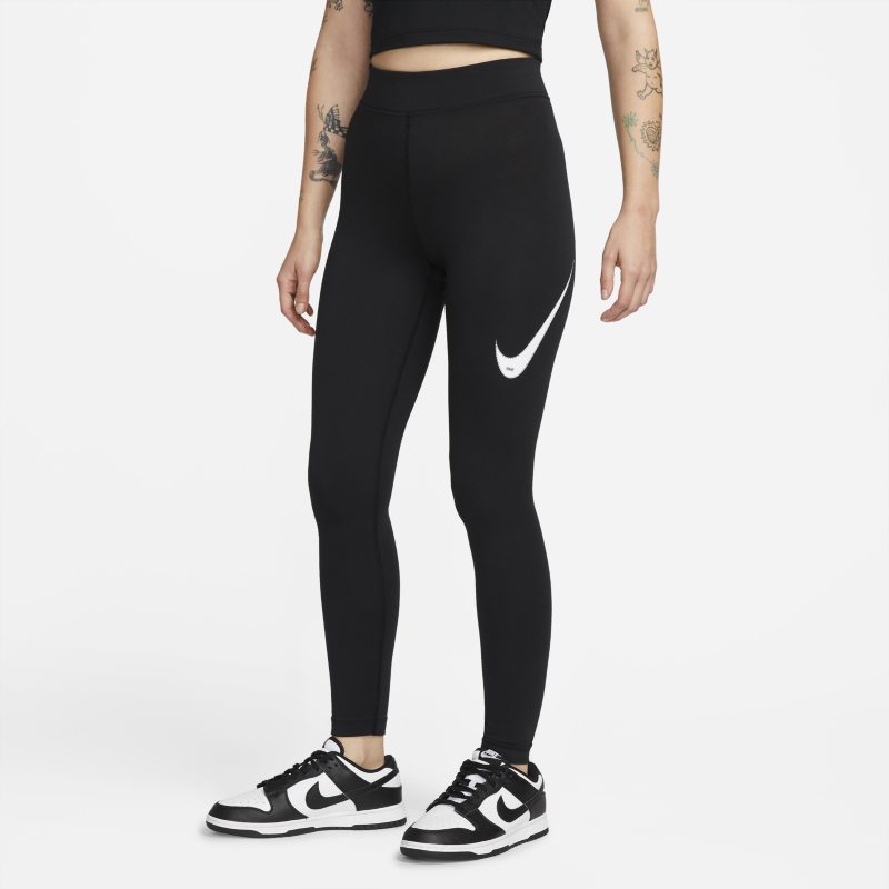 Nike Sportswear Swoosh Leggings de talle alto - Mujer - Negro