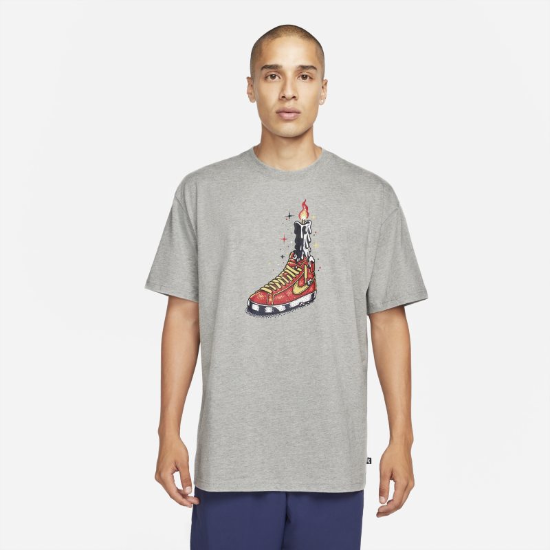 Nike SB Camiseta de skateboard - Gris