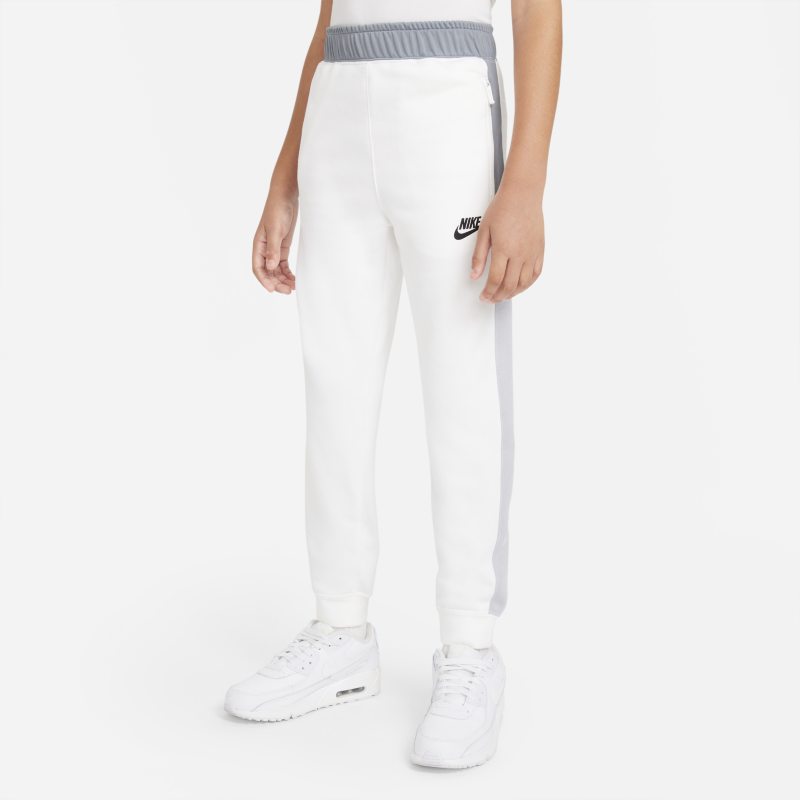 Nike Sportswear Pantalón de tejido Fleece - Niño - Blanco