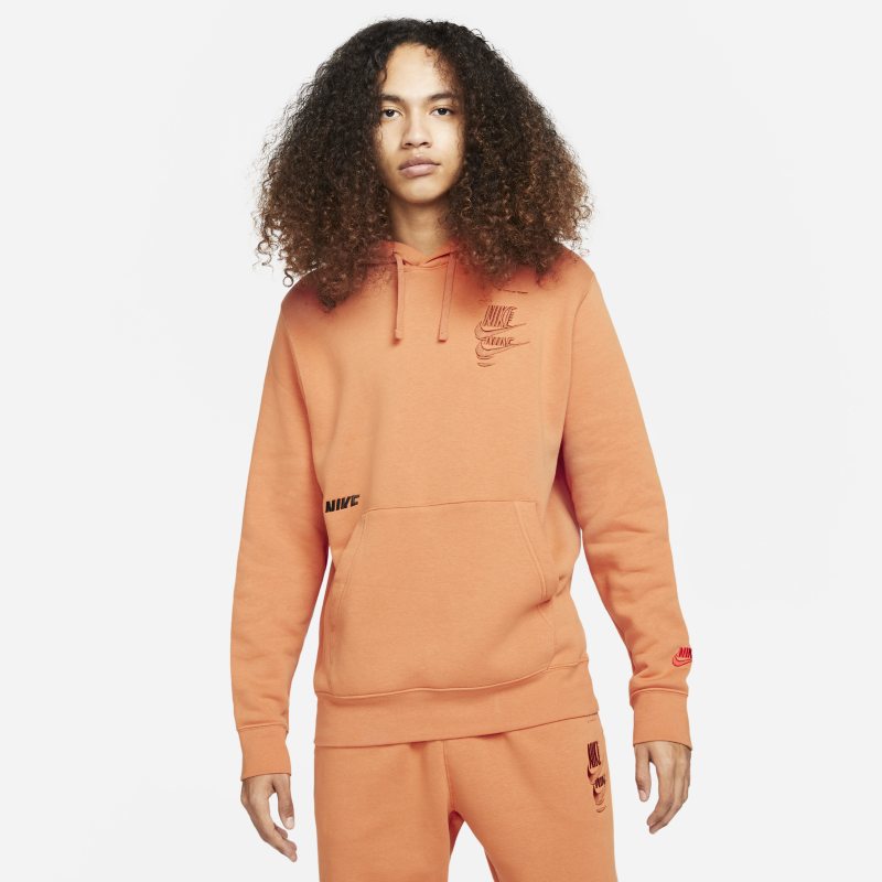 Nike Sportswear Sport Essentials+ Sudadera con capucha de tejido Fleece - Hombre - Naranja