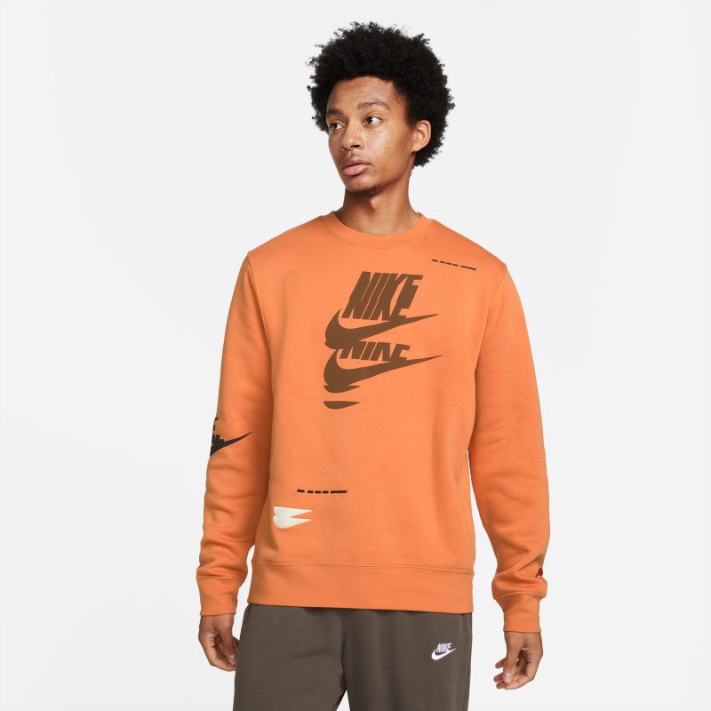 Nike Sportswear Sport Essentials+ Sudadera de tejido Fleece - Hombre - Naranja