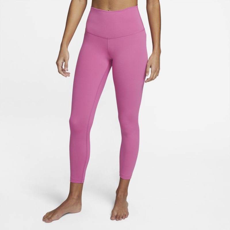 Nike Yoga Dri-FIT Leggings de 7/8 de talle alto - Mujer - Rosa