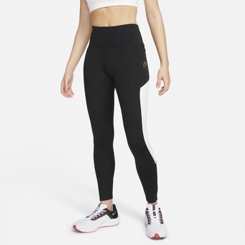 Image of Leggings da running a 7/8 a vita alta con tasca Nike Air – Donna - Nero
