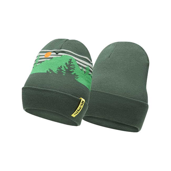 фото Двусторонняя шапка для скейтбординга nike sb - зеленый
