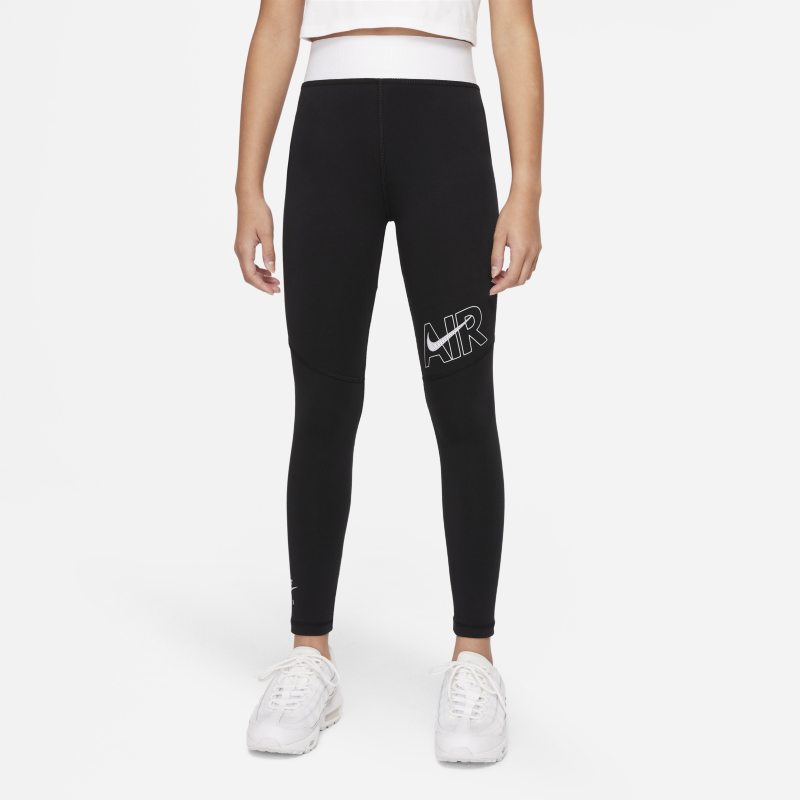 Nike Air Essentials Leggings - Niña - Negro