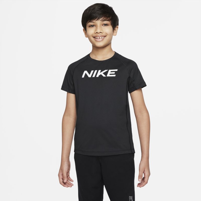 Nike Pro Dri-FIT Camiseta de manga corta - Niño - Negro
